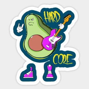 Hard To The Core Sticker